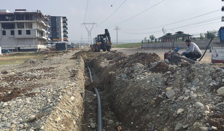 Batman Bayındır Mahallesi’nde 1.600 Metrelik Su Hattı Çalışması