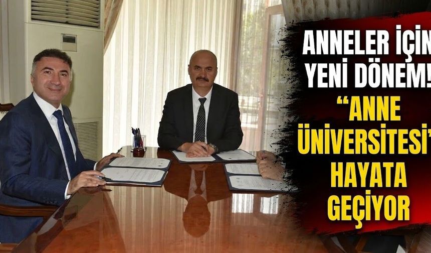 Anneler için yeni dönem! “Anne üniversitesi” hayata geçiyor