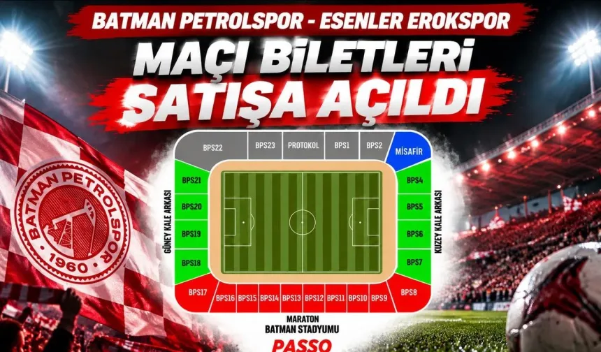 Batman Petrolspor Maçı Ne Zaman? Erokspor Bilet Fiyatları Kaç TL? Passo Kart Sınırı Nedir?