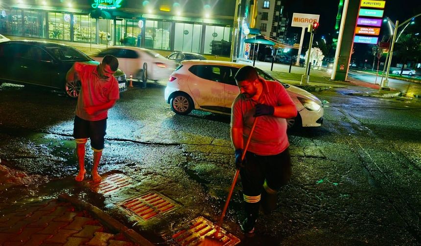 Batman’da Hava Şartlarına Rağmen Çalışmalar Sürüyor