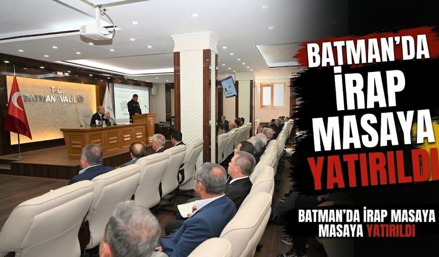 Batman’da İRAP Masaya Yatırıldı
