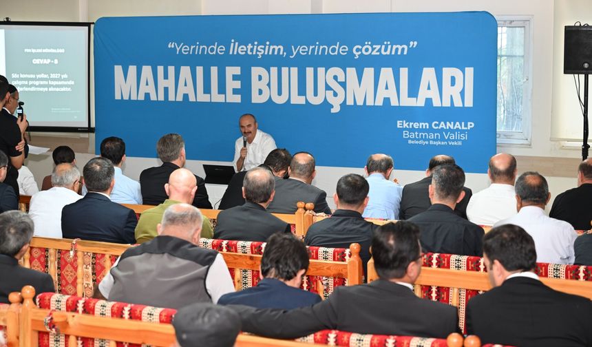 Çay Mahallesi’nde “Yerinde İletişim, Yerinde Çözüm” Buluşması