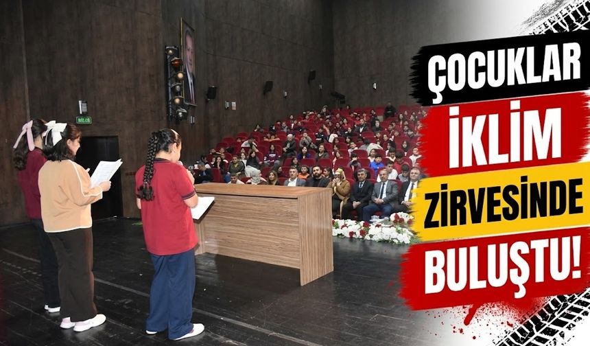 ÇOCUKLAR İKLİM ZİRVESİNDE BULUŞTU