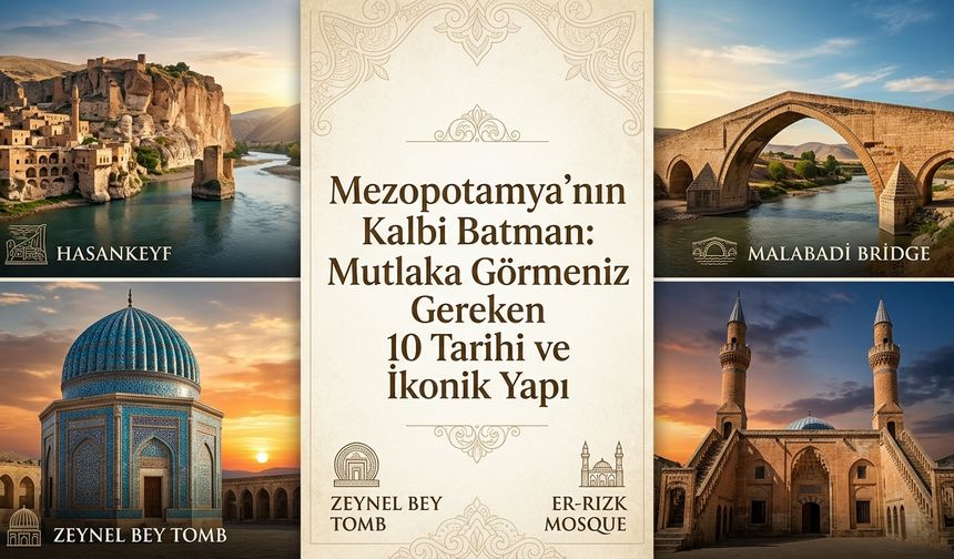 Mezopotamya’nın Kalbi Batman: Mutlaka Görmeniz Gereken 10 Tarihi ve İkonik Yapı