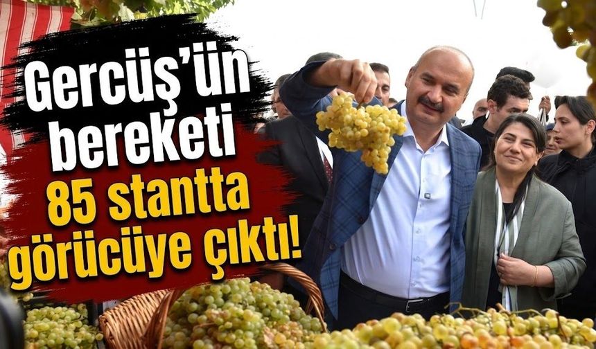 Gercüş’ün bereketi 85 stantta görücüye çıktı!