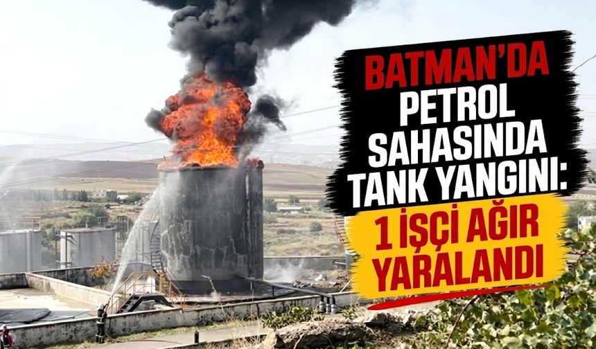 Mağrip Petrol Sahası’nda Yangın! Bir İşçi Ağır Yaralandı