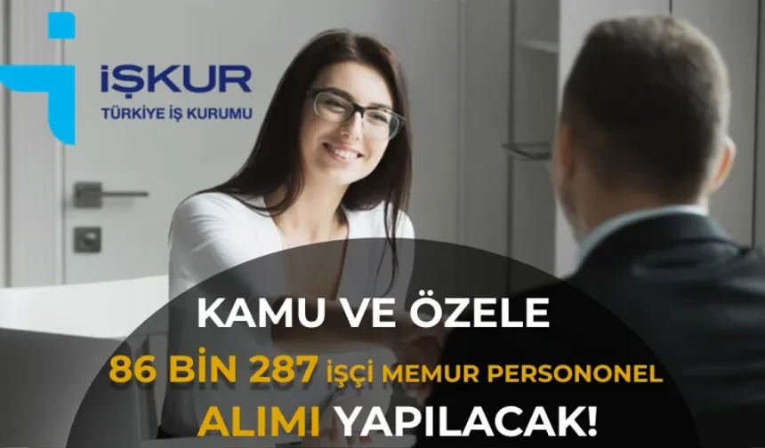 İŞKUR'dan Devasa İstihdam Paketi: 81 İlde Kamu ve Özel Sektöre Toplam Kaç Bin İşçi ve Personel Alınacak?