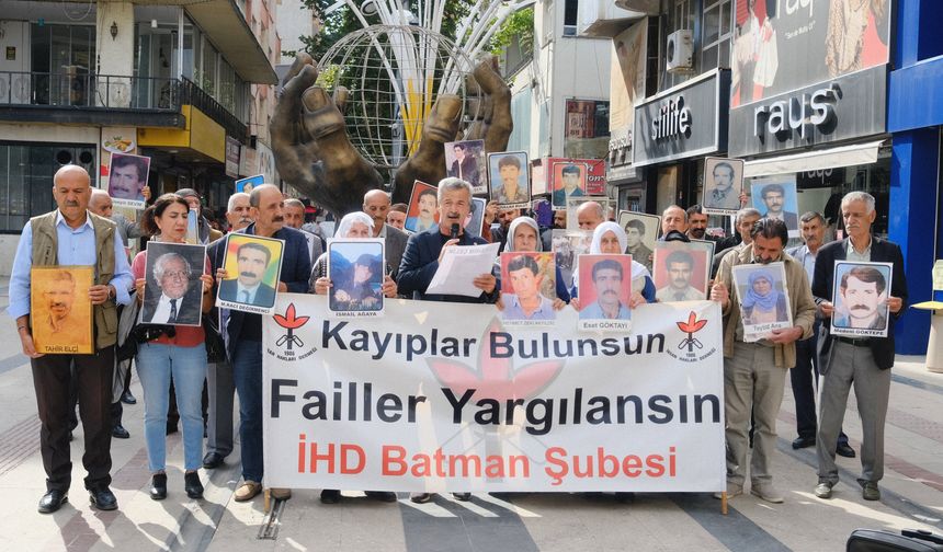 İHD Batman’dan 760’ıncı Haftada Çağrı