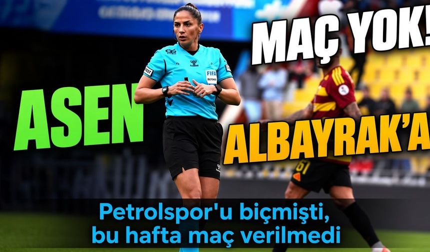 Petrolspor Maçının Ardından Dikkat Çeken Gelişme! Asen Albayrak’a Yeni Haftada Görev Yok
