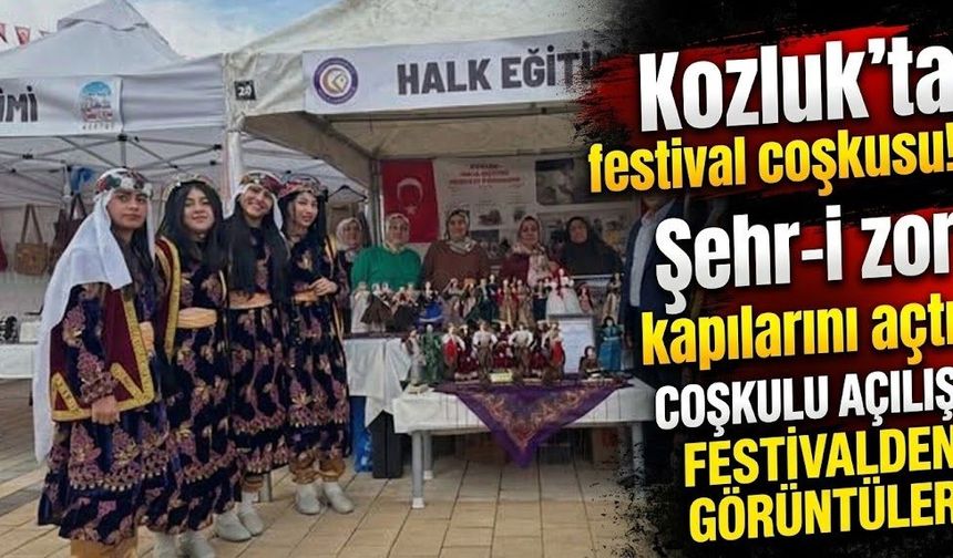 Kozluk’ta festival coşkusu! Şehr-i zor kapılarını açtı