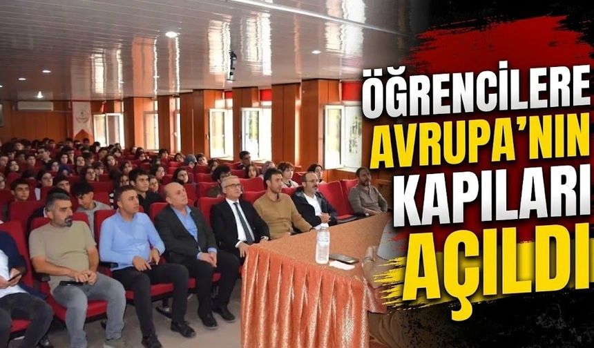 Öğrencilere Avrupa’nın kapıları açıldı