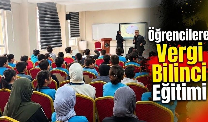 Öğrencilere Vergi Bilinci Eğitimi