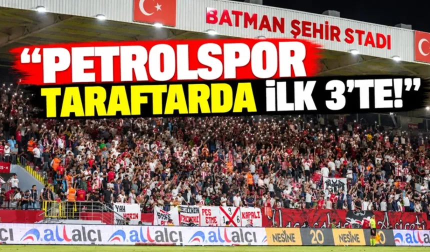 Batman Petrolspor Taraftarı Tribünleri Dolduruyor! 8 Haftada 10 Bin Barajı Düşülmedi