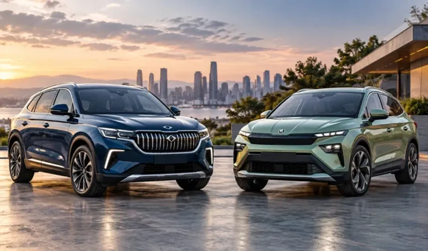 ELEKTRİKLİ SUV PAZARINDA BÜYÜK DUEL: YERLİ DEV TOGG T10X, AVRUPALI RAKİBİ SKODA ELROQ’A KARŞI!