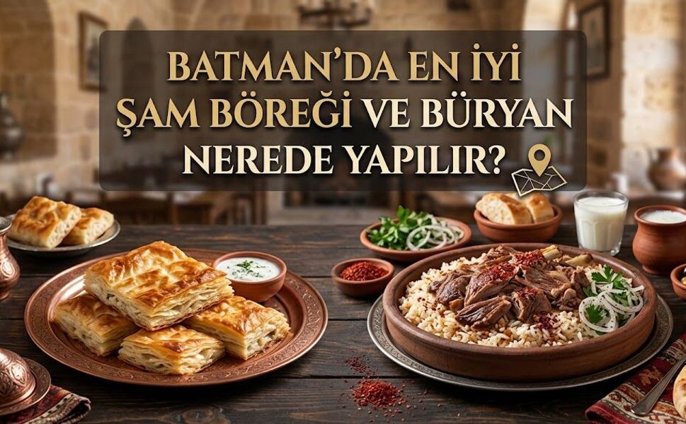 Batman’da  En İyi Şam Böreği ve Büryan Nerede Yapılır?