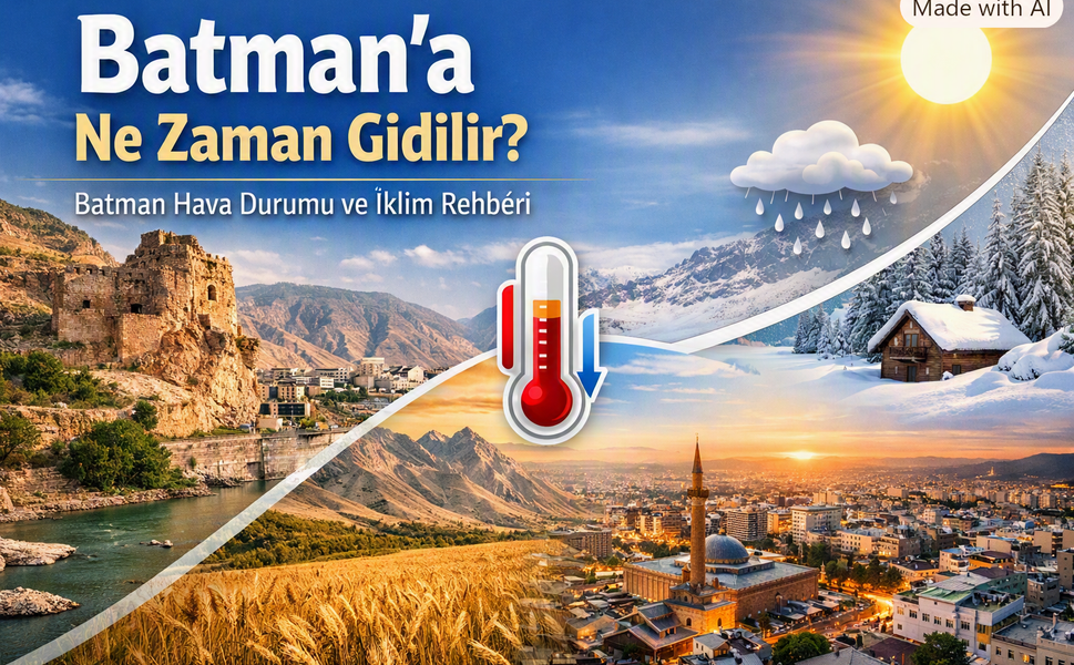 Batman’a Ne Zaman Gidilir? Batman Hava Durumu ve İklim Rehberi
