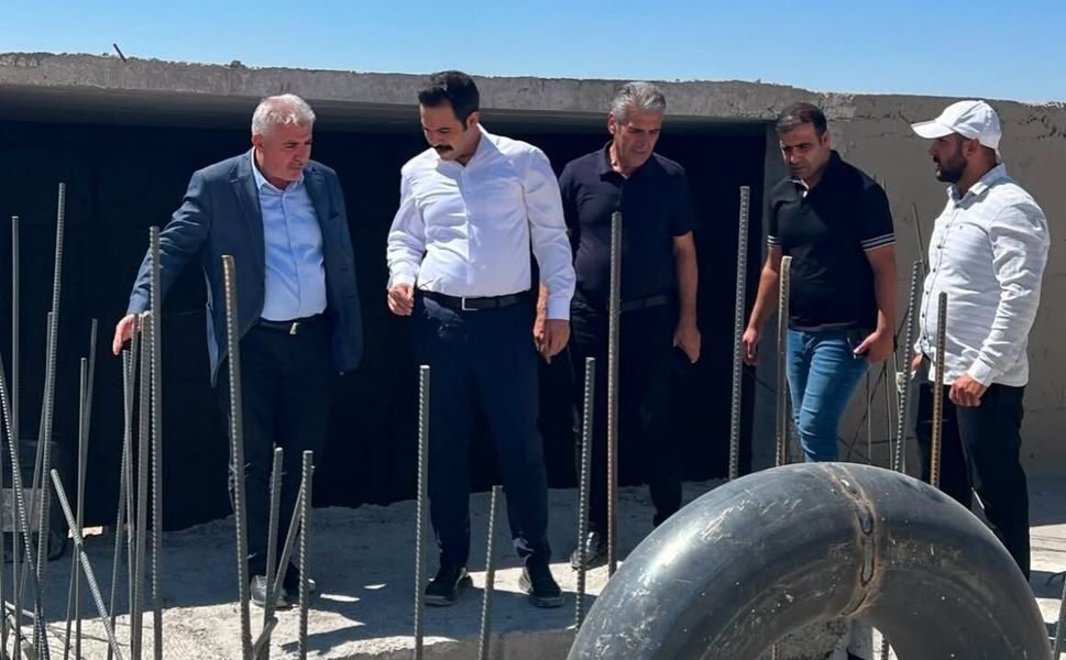 Gercüş’ün Su Geleceği Güvence Altına Alınıyor: 2 Bin 500 Tonluk Dev Depo Yükseliyor