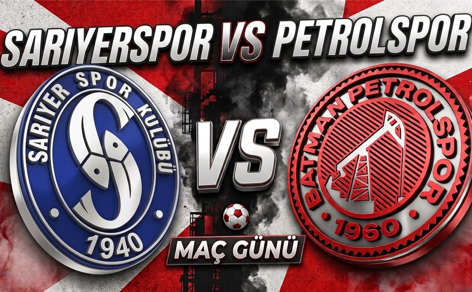 Sarıyerspor- Batman Petrolspor maçı ne zaman, saat kaçta? TRT Spor’dan canlı yayınlanacak