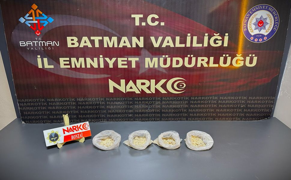 Batman Girişinde Uyuşturucu Operasyonu