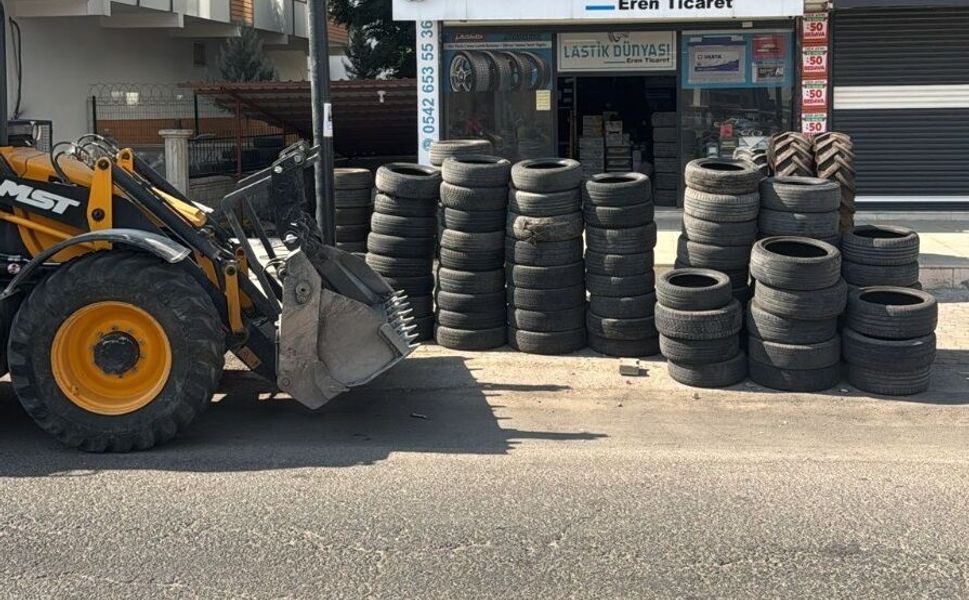 Batman’da 8 Ayda 664 Ton Atık Lastik Toplandı