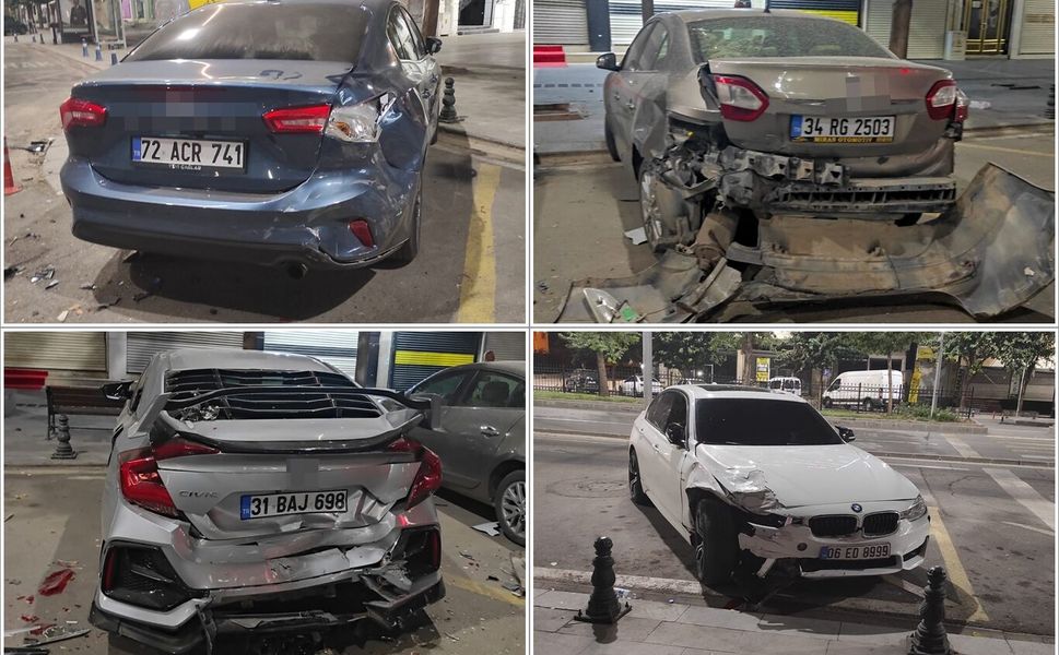 Batman’da Sabah Namazı Sonrası Şaşkınlık: 3 Araç Hasar Gördü