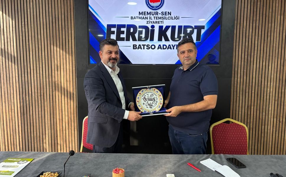 BATSO adayı Ferdi Kurt’tan memur-sen ziyaret