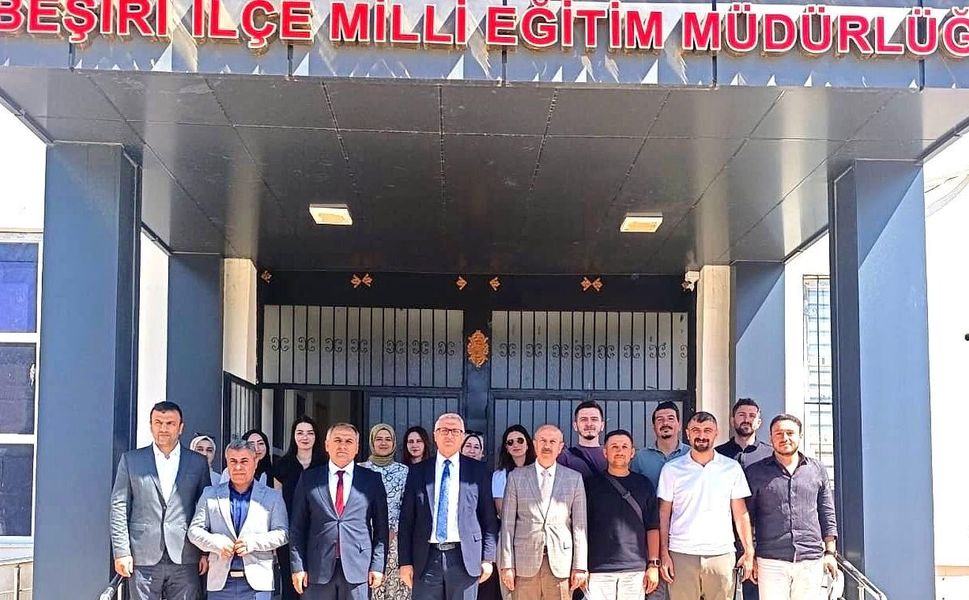 Yaşar Ciğer Beşiri’de okul ve kurumları ziyaret etti