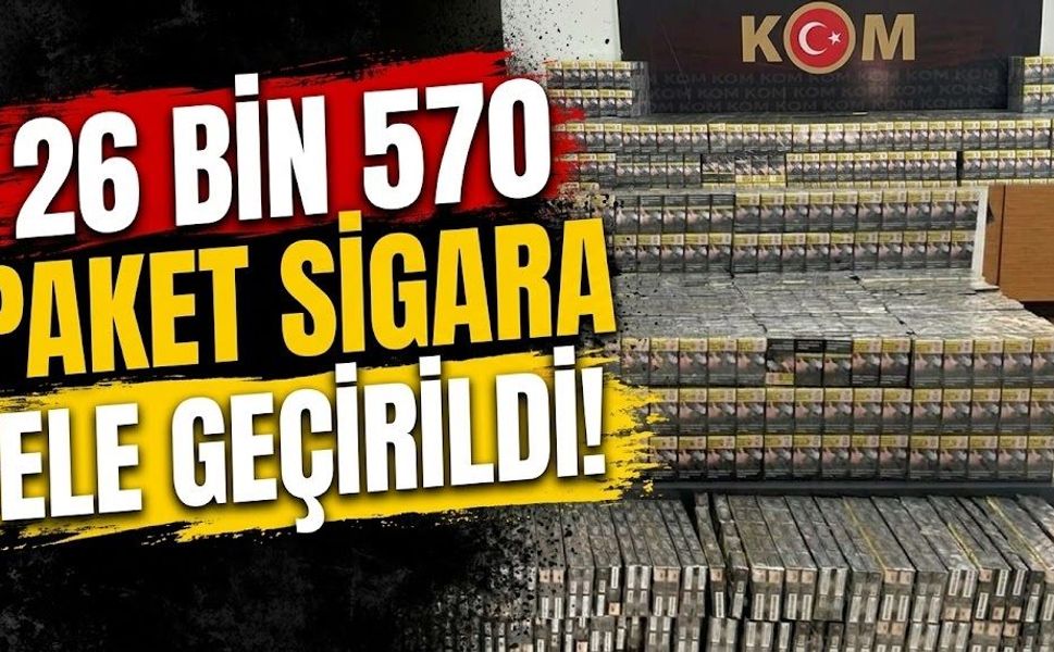 Batman’da 26 Bin 570 Paket Sigara Ele Geçirildi!