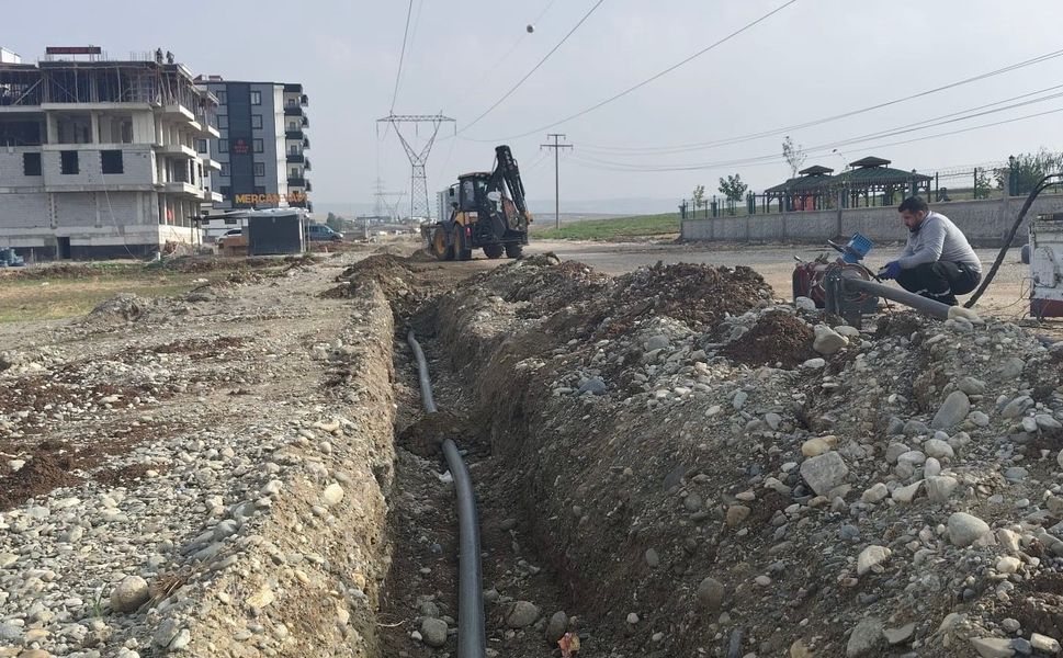 Batman Bayındır Mahallesi’nde 1.600 Metrelik Su Hattı Çalışması