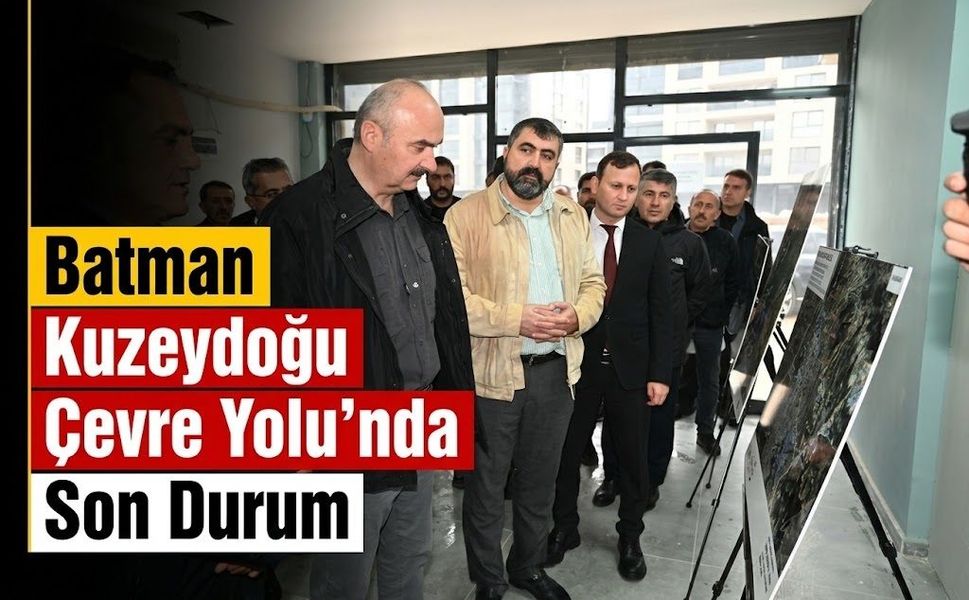Batman Kuzeydoğu Çevre Yolu’nda Son Durum