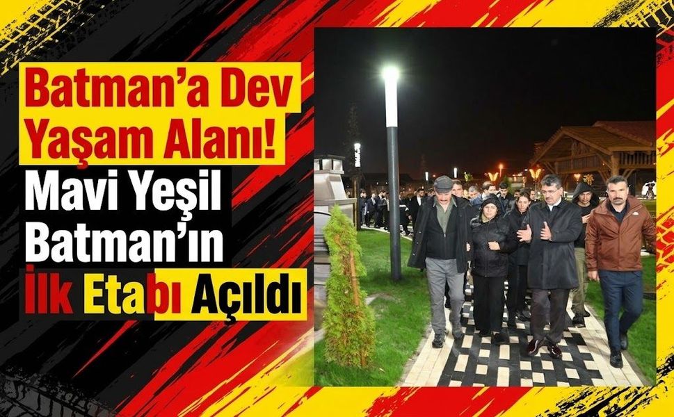 Batman’a Dev Yaşam Alanı! Mavi Yeşil Batman’ın İlk Etabı Açıldı