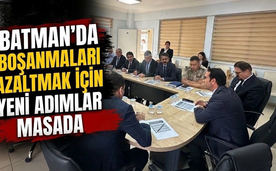 Batman’da Boşanmaları Azaltmak İçin Yeni Adımlar Masada