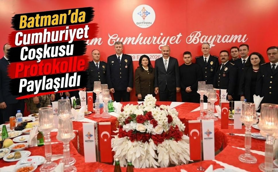 Batman’da Cumhuriyet Coşkusu Protokolle Paylaşıldı