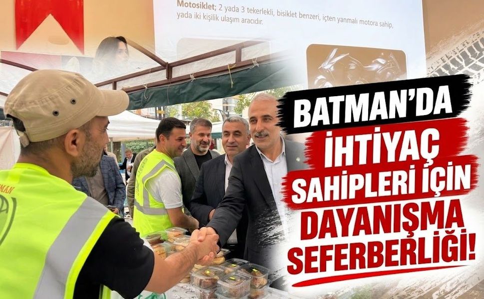 Batman’da İhtiyaç Sahipleri İçin Dayanışma Seferberliği