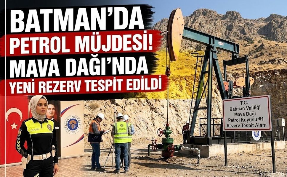 Batman’da Petrol Müjdesi! Mava Dağı’nda Yeni Rezerv Tespit Edildi