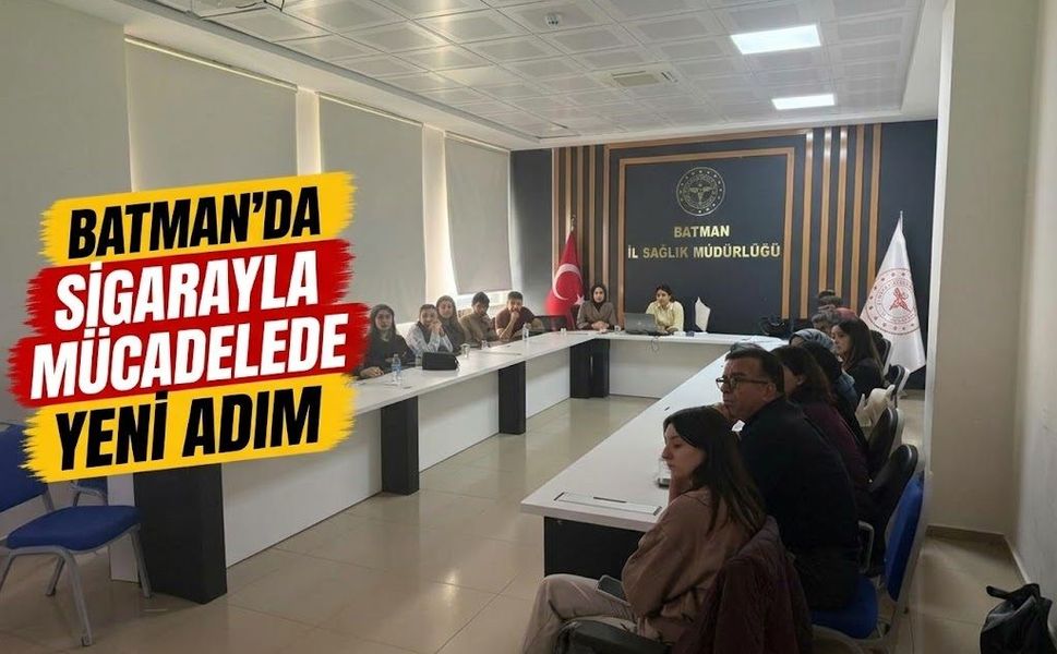 Batman’da Sigarayla Mücadelede Yeni Adım