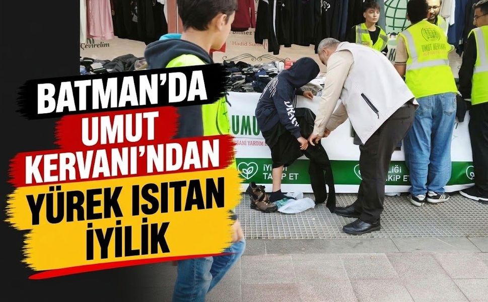 Batman’da Umut Kervanı’ndan Yürek Isıtan İyilik