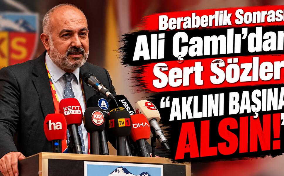 Beraberlik Sonrası Ali Çamlı’dan Selçuk Şahin’e Sert Sözler: “Aklını Başına Alsın!”