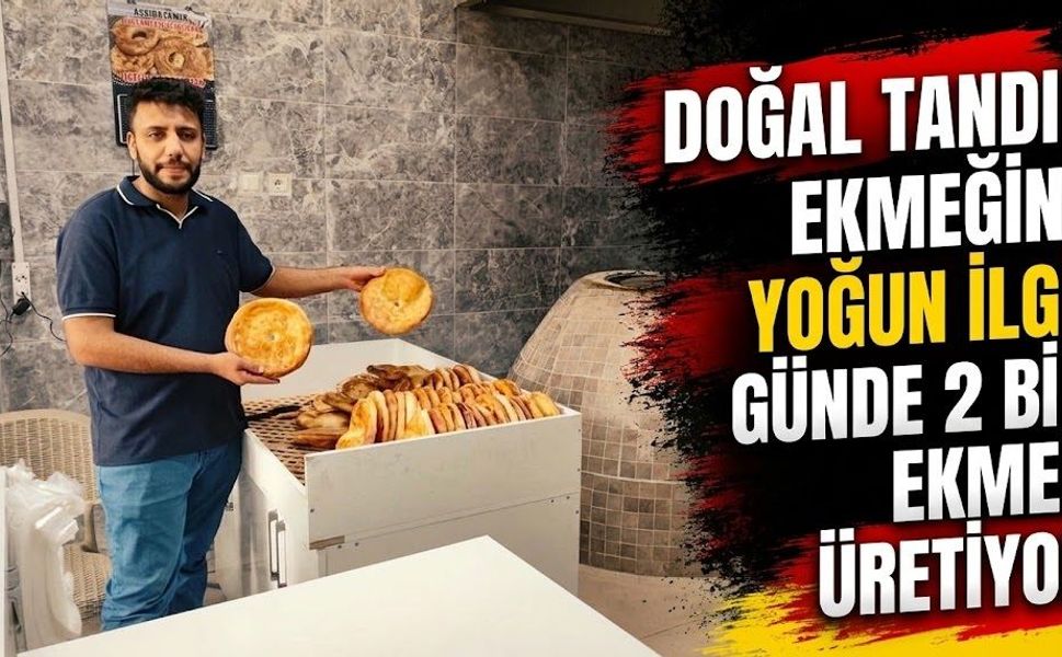 Doğal Tandır Ekmeğine Yoğun İlgi: Günde 2 Bin Ekmek Üretiyor