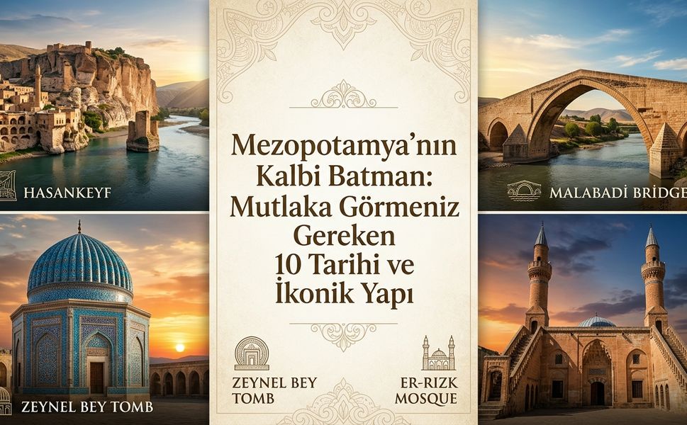 Mezopotamya’nın Kalbi Batman: Mutlaka Görmeniz Gereken 10 Tarihi ve İkonik Yapı