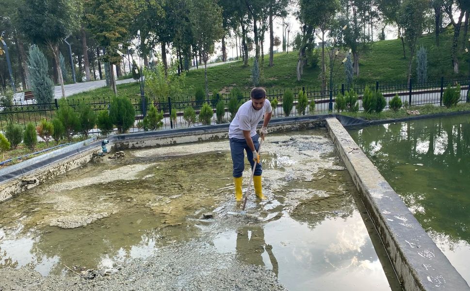 Gölet ve Havuzlar Temizleniyor! 16 Kişilik Ekip Sahada