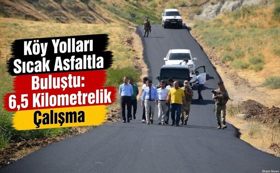 Köy Yolları Sıcak Asfaltla Buluştu: 6,5 Kilometrelik Çalışma