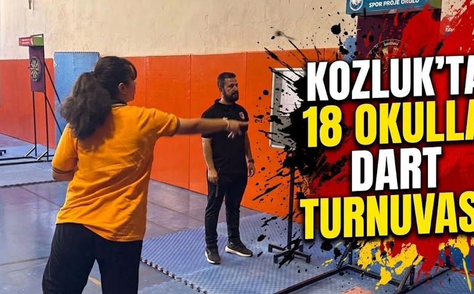 Kozluk’ta 18 Okulla Dart Turnuvası