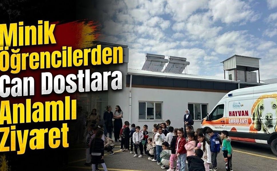 Minik Öğrencilerden Can Dostlara Anlamlı Ziyaret