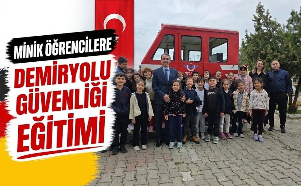 Minik Öğrencilere Demiryolu Güvenliği Eğitimi