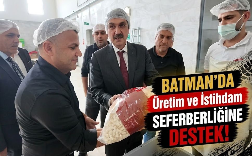 Nasıroğlu’ndan Bbatman’da üretim ve istihdam seferberliğine destek