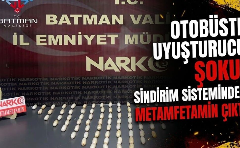 Otobüste Uyuşturucu Şoku: Sindirim Sisteminden Metamfetamin Çıktı