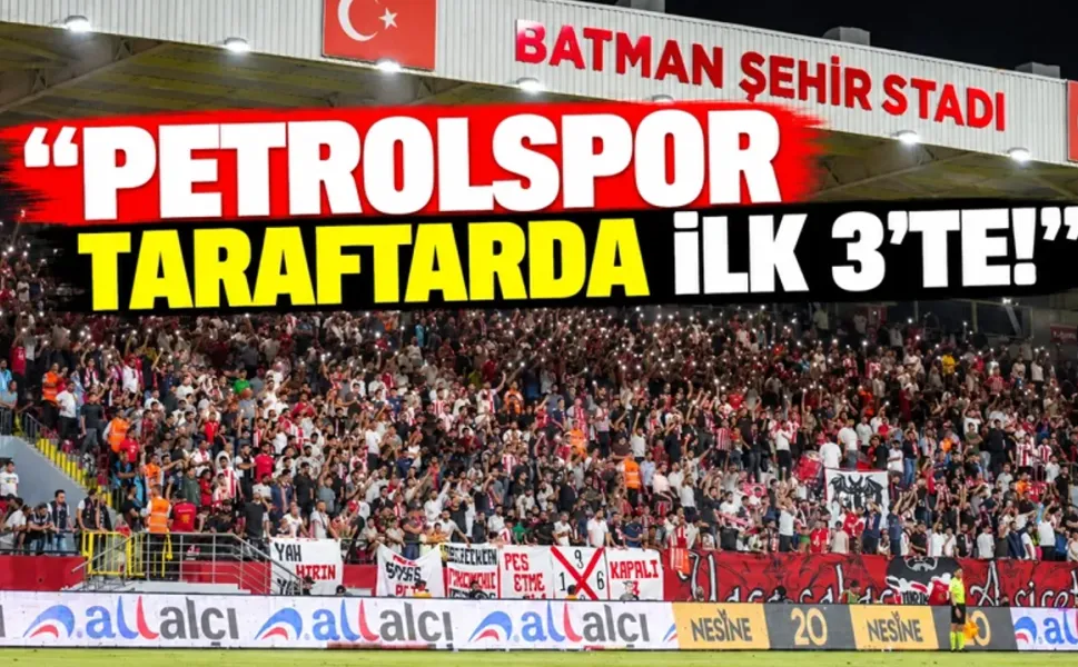 Batman Petrolspor Taraftarı Tribünleri Dolduruyor! 8 Haftada 10 Bin Barajı Düşülmedi