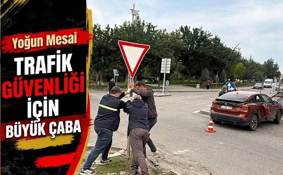 Trafik güvenliği için yoğun mesai