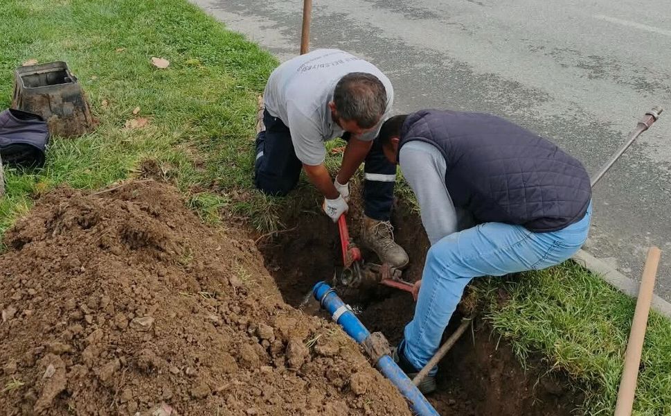 Yeşil Alanlarda Sulama Altyapısı Yenileniyor